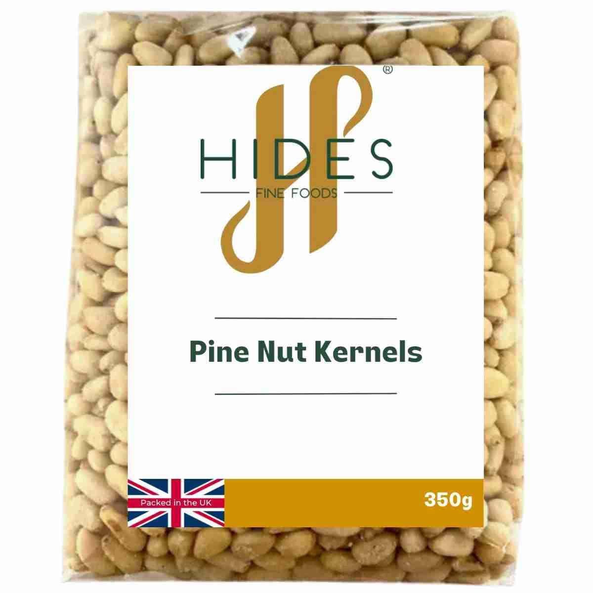 Hides Fine Foods - Pine Nut Kernels 350g - Suitable for Vegetarians - GMO Free - Great for Roasting - Perfect for Pesto - Nut Mix - Snacking - Salads