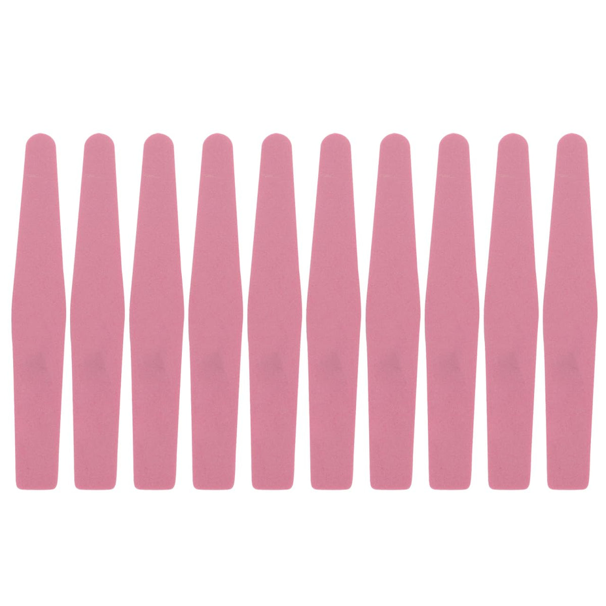Lurrose 10pcs Nail Files Sponge Double Sided Nail Buffer Blocks Emery Boards for Manicure Polishing Boards Tools Pink