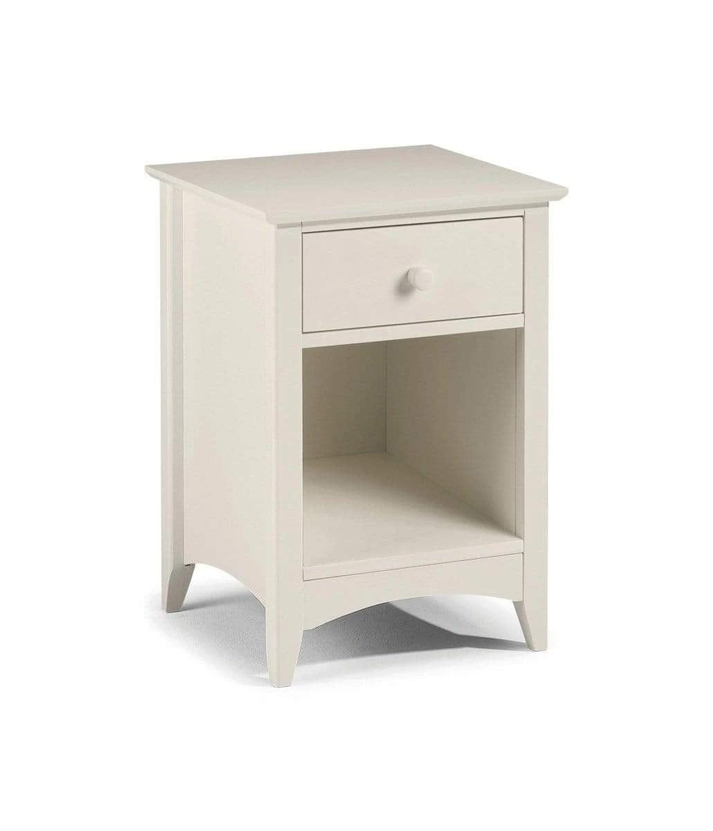 Julian Bowen CAM010 Cameo Bedside, Default_no_Selection_Value, White