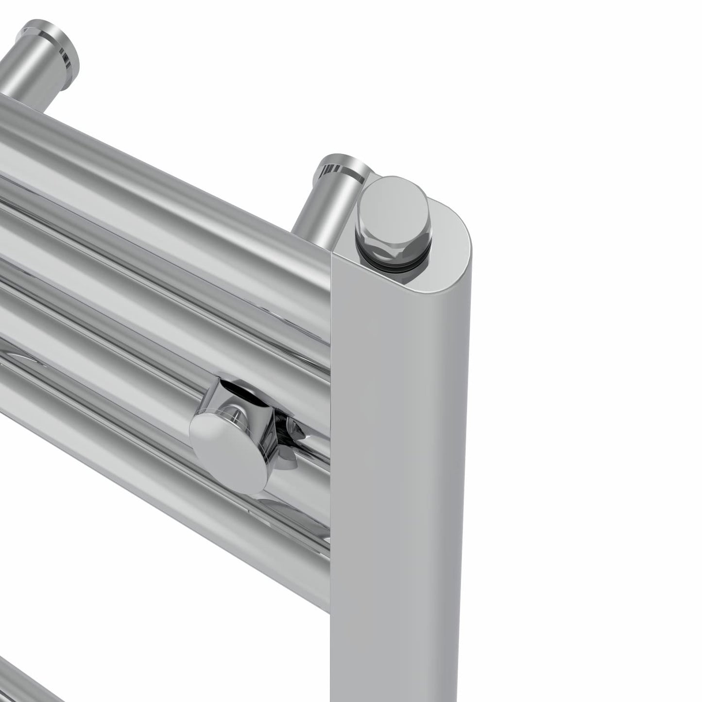 Warmehaus Straight Bathroom Heated Towel Rail Warmer 1600x300mm Chrome