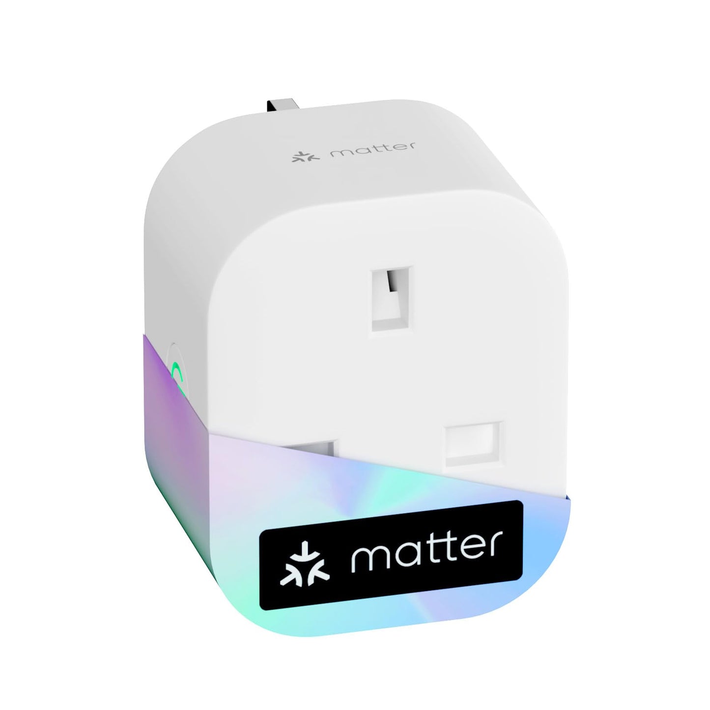 Meross Matter Smart Plug Mini with Energy Monitoring, Works with Apple HomeKit, Alexa, Google Home, SmartThings, WiFi Plug with Voice Remote Control,