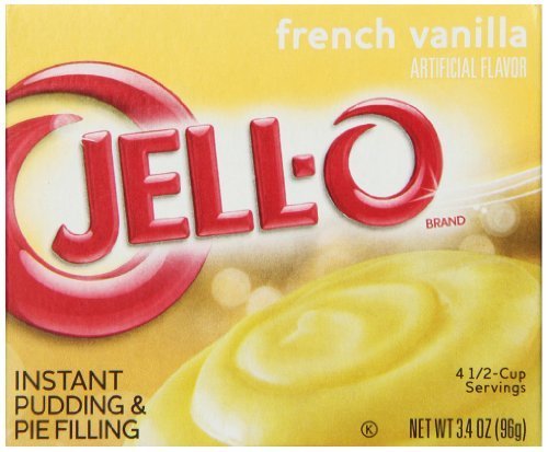 Jello French Vanilla instant pudding (pack of 6)