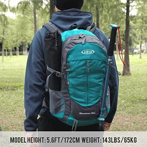 G4Free 35L Waterproof Hiking Backpack Outdoor Backpack Trekking Daypack for Camping Hiking Backpacking Climbing with Rain Cover