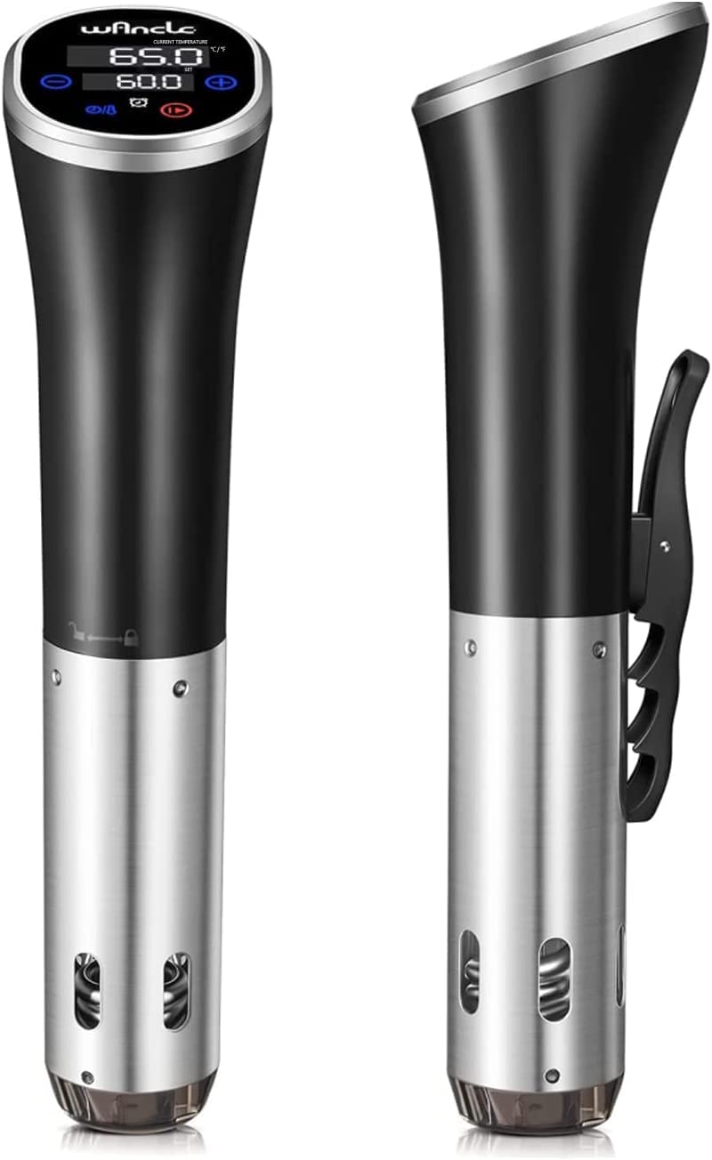 Wancle Sous Vide Sous Vide Machine Precision Cooker 1100W Sous Vide Cooker IPX7 Waterproof Immersion Circulator With Reservation Function Easy to