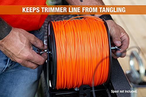 Buyers Products LT40 Weed Wacker Commercial Trimmer Line Holder w/Mounting Hardware & Low Profile Steel Bracket Supports 3 Pound Spools, Made In The