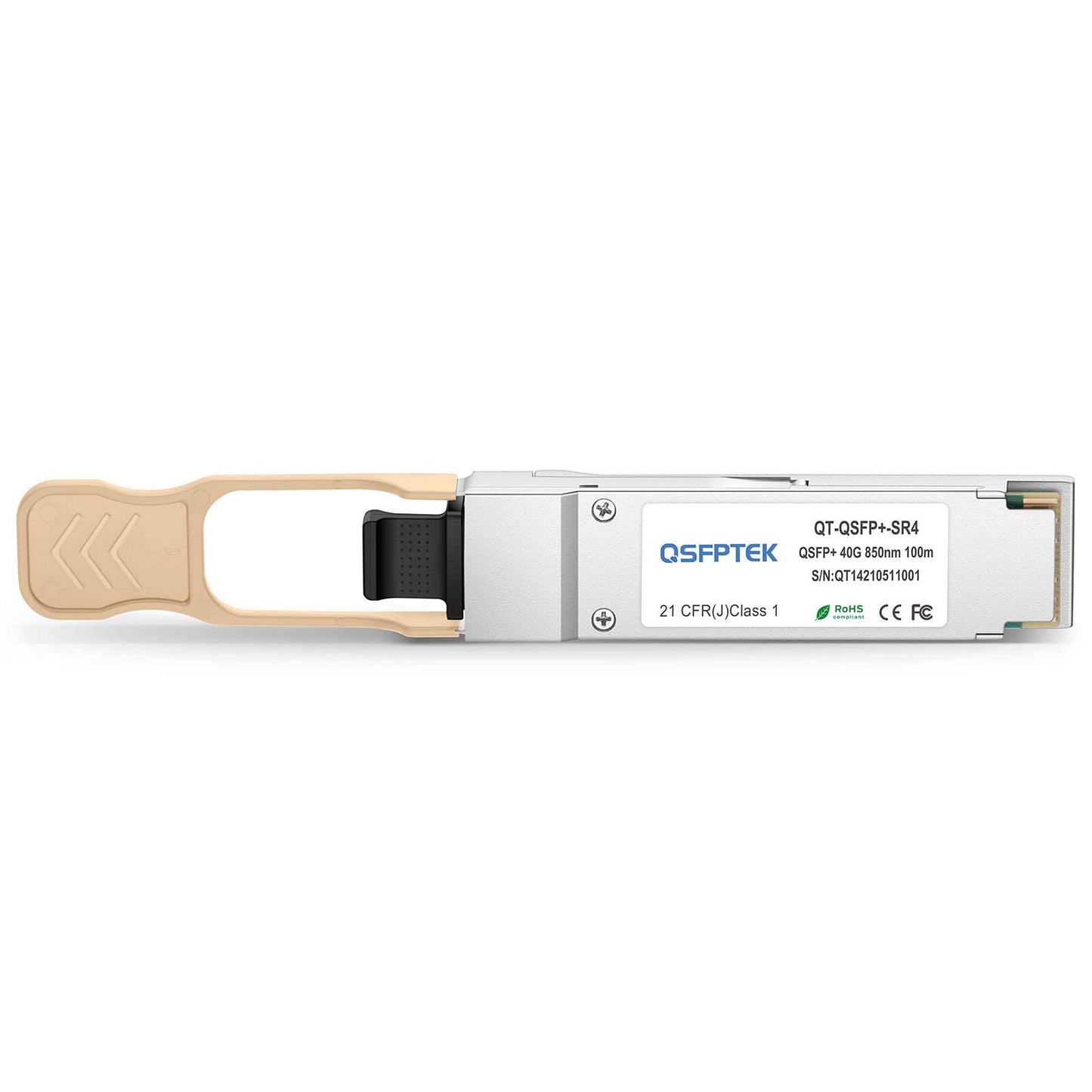 QSFPTEK 40G QSFP+ Module MTP/MPO Multi-Mode Transceiver 40GBASE-SR4 for Cisco QSFP-40G-SR4 (850nm, 150m, with DDM)