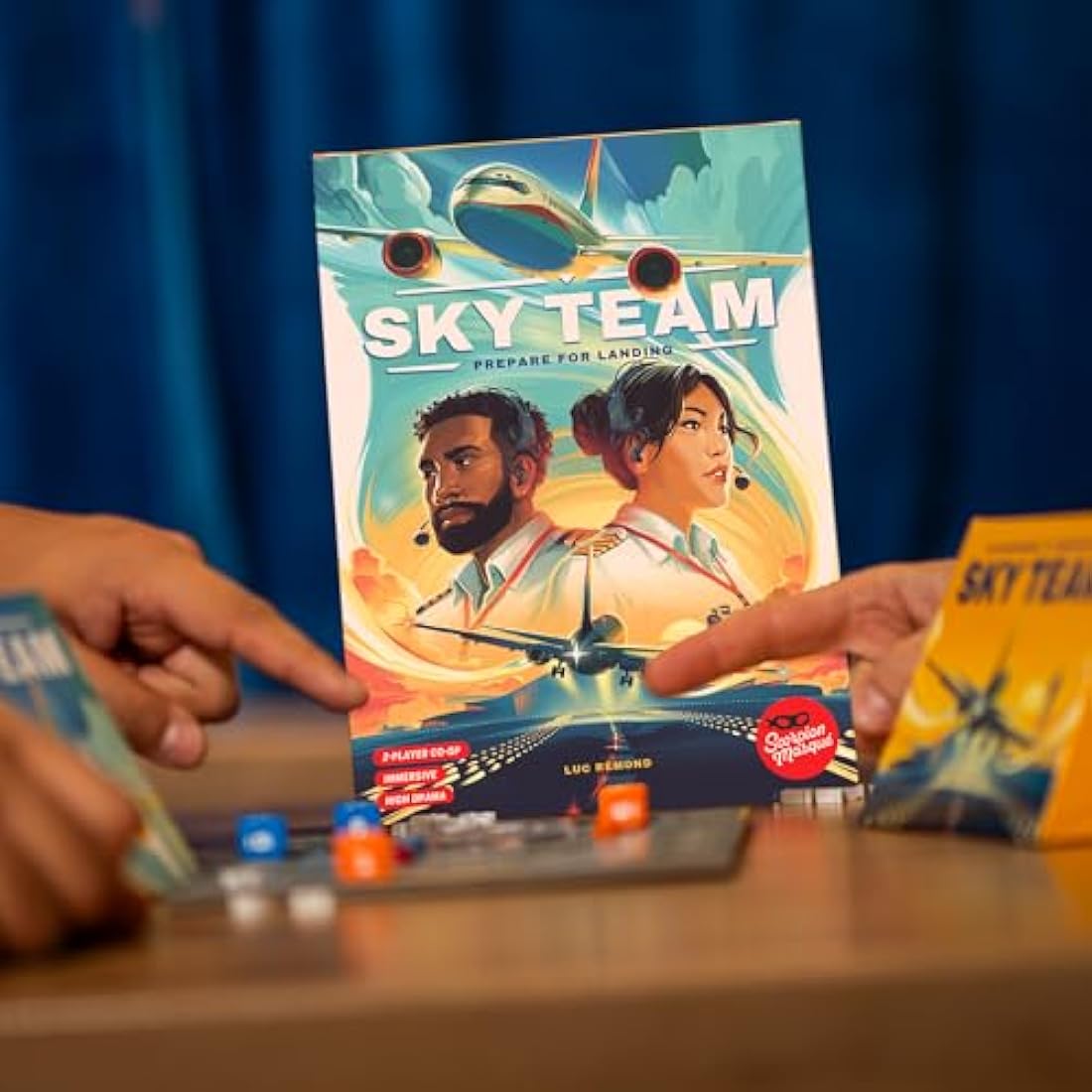 Scorpion Masqué, Sky Team, Board Game, Ages 14+, 2 Players, 20 Minutes Playing Time