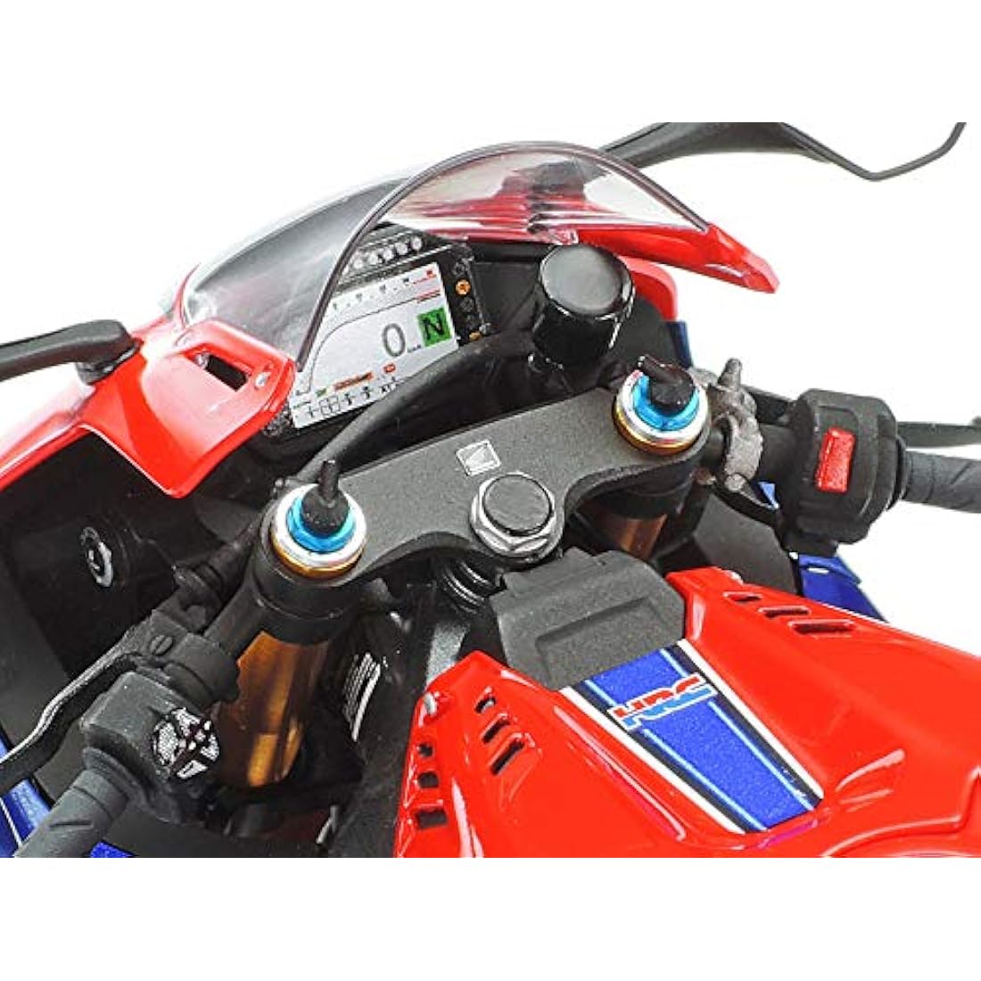 TAMIYA 1:12 Fork Set Honda CBR 1000RR-R Fireb, Faithful Replica, Model Building, Plastic Kit, Crafts, Hobby, Gluing, Model Kit, Assembly, Unpainted, Silver