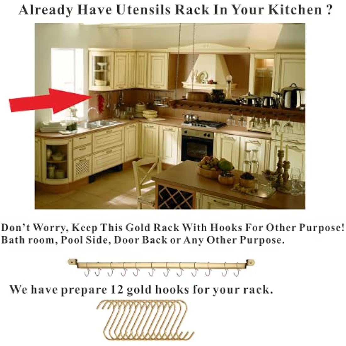 Gold Cooking Utensils Set,Kyraton Stainless Steel 37 Pieces Kitchen Utensils Set with Titanium Gold Plating,Kitchen Gadgets Cookware,Kitchen Tool Set with Utensil Holder. Dishwasher Safe