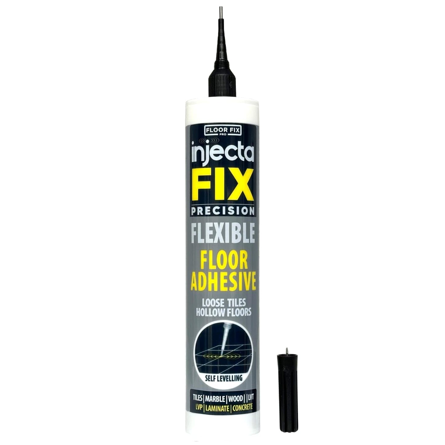 Injectafix Precision 300ml | Extra Strength | Fix Floors and Loose & Hollow Tiles, Wood, LVT & Laminate - Includes Precision Injection Stainless Steel