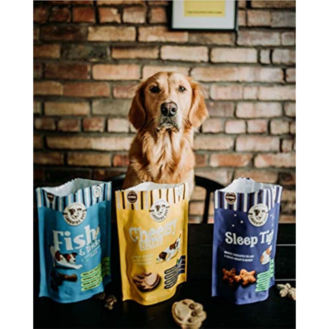 Laughing Dog - Fish & Tricks - Grain Free Dog Treats - Fish Training Treats, Healthy Training Treat - 125g