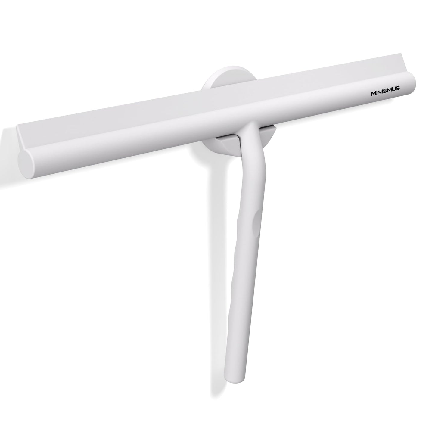 Minismus Silicone Shower Squeegee ? Window and Door Glass Cleaner ? Shower Squeegee ? Glass and Mirror Cleaner ? No Drilling Required, Magnetic
