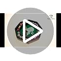 Fantasydice GREEN Fire Dragon - Dice Tray - 20CM Octagon with Lid and Dice Staging Area- Holds 5 Sets of Dice(7 / Standard) For All Tabletop RPGs Like D&D, Call of Cthulhu, Shadowrun.