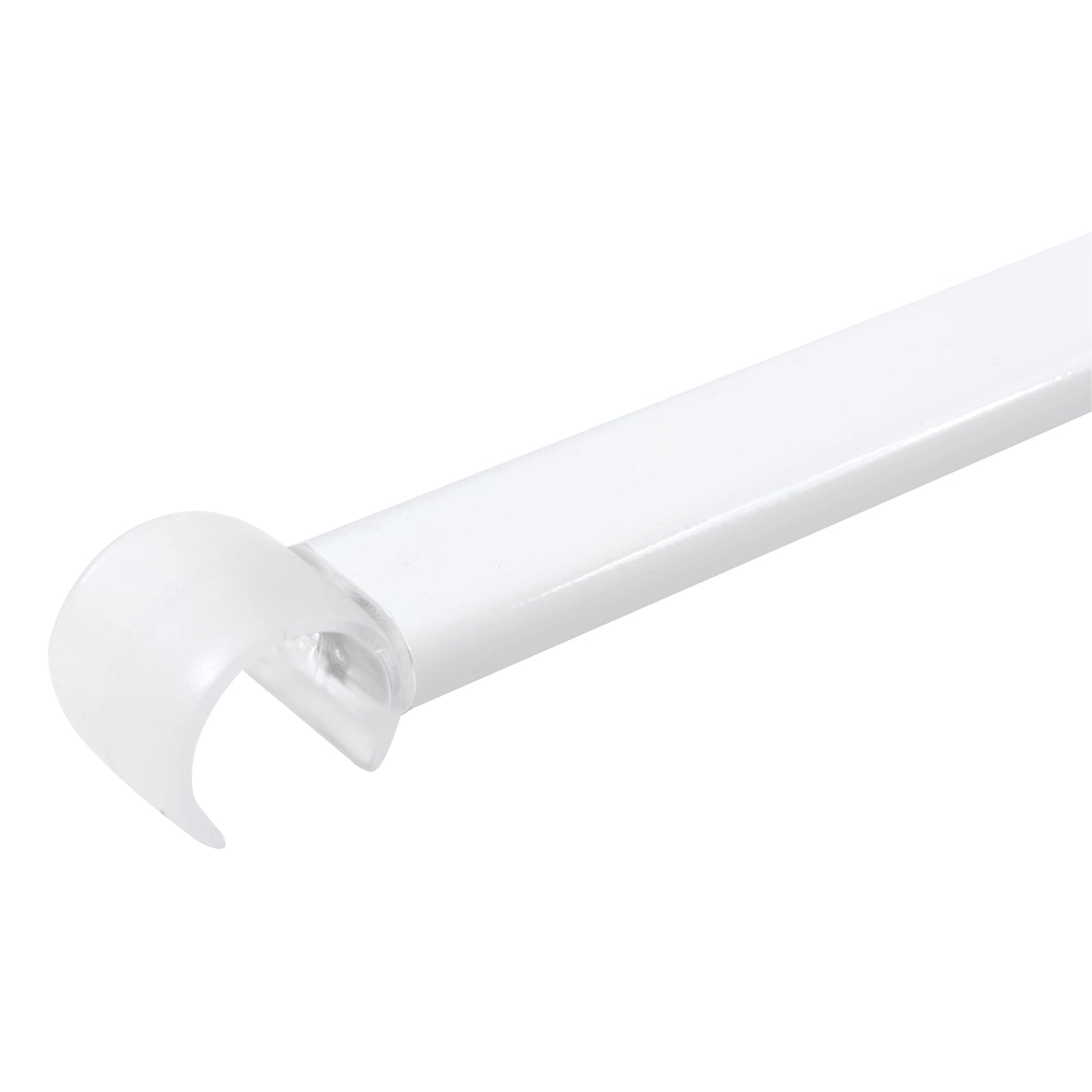 Spirella Decor Universal White Multi Configuration Aluminium Shower Curtain Rail Ceiling Support, 60 cm, White