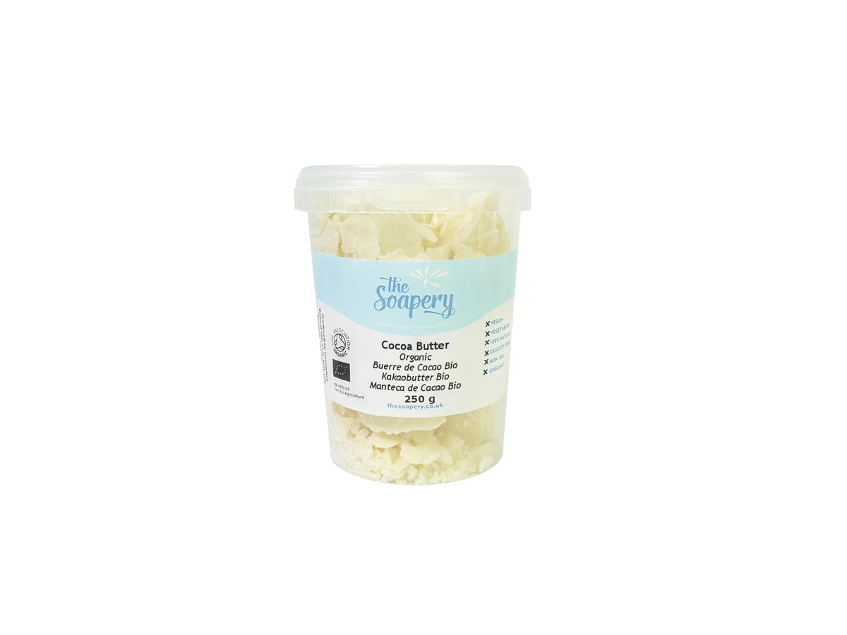 Cocoa Butter 250g - Certified Organic Raw Unrefined Pure