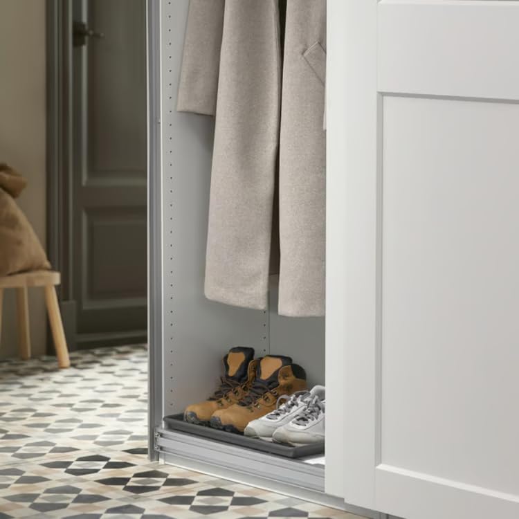 ZYCORE Small Plastic Boot Tray โ Waterproof Entryway Drip Shoe Mat