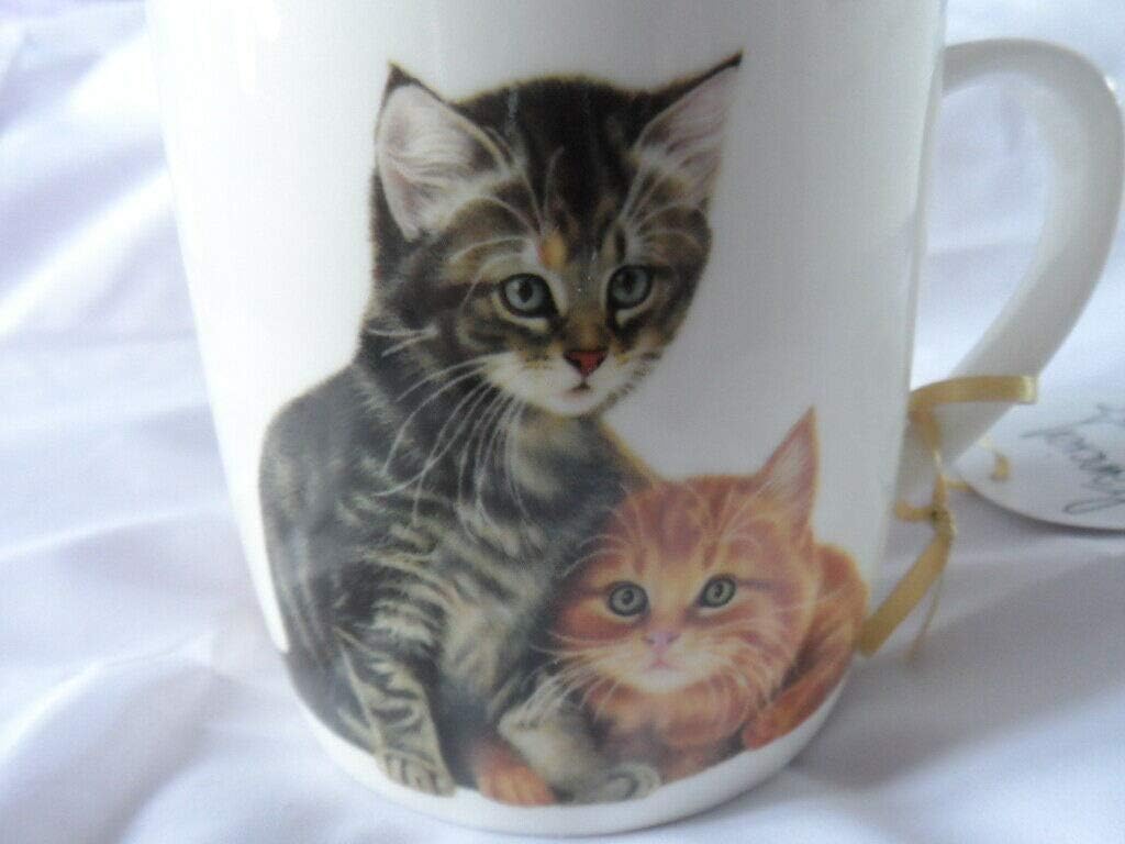 "Tabby & Ginger" Cats Mug - New & Boxed
