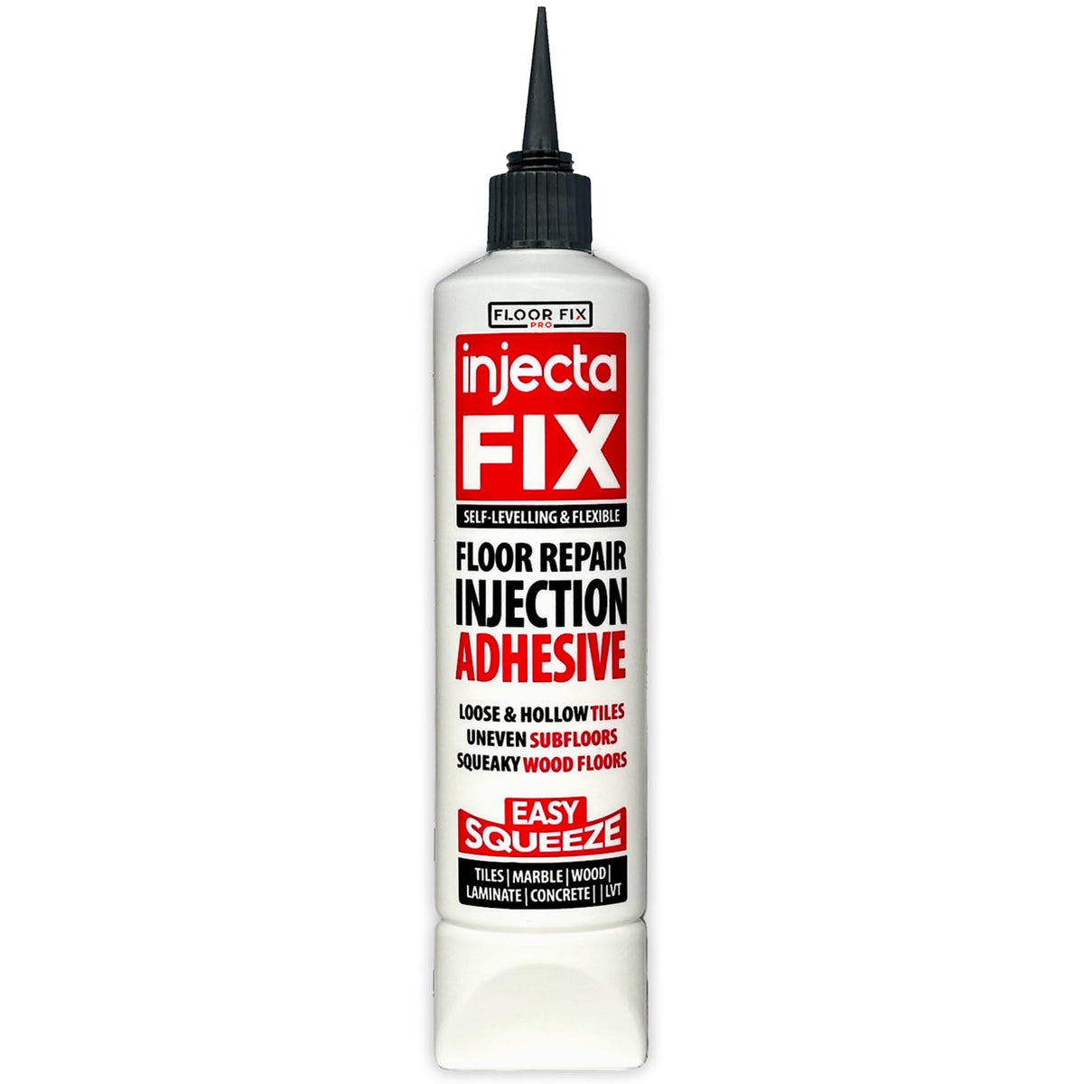 Injectafix Easy Squeeze 300ml From Floor-Fix Pro - Flexible Strong Adhesive Fix Loose & Hollow Tiles and Floors Self-Levelling Maximum Strength New