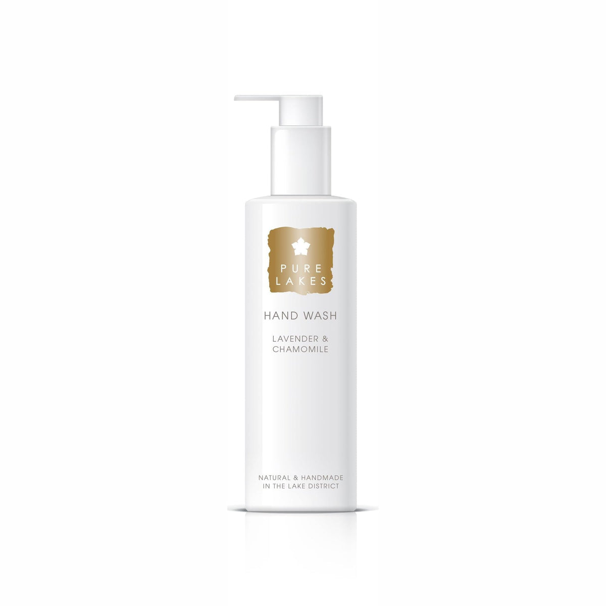 Pure Lakes Natural Hand Wash - Organic & Vegan, 250ml Pump - Handmade in the Lake District (Lavender & Chamomile)
