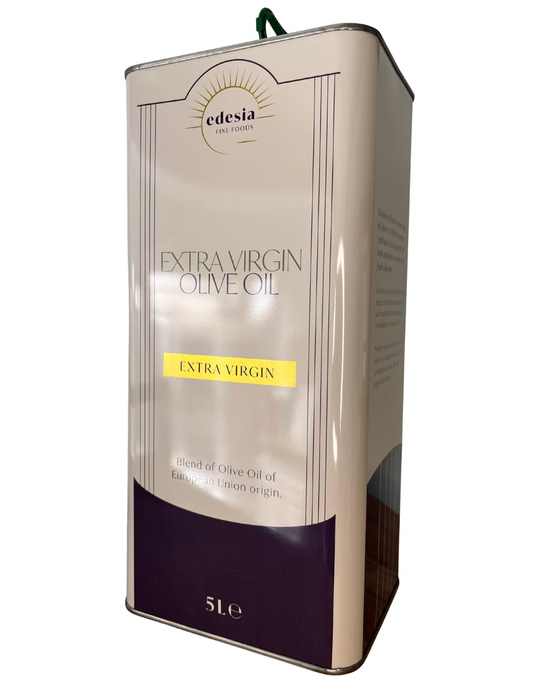 Edesia Cold Pressed Extra Virgin Olive Oil 5 lt