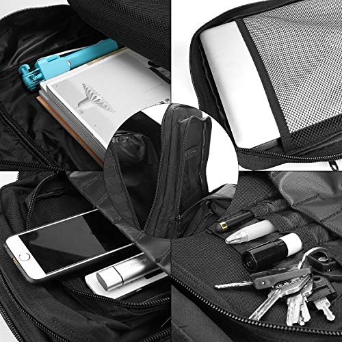 ProCase Military Tactical Assault Backpack Rucksacks, 40L Large Capacity MOLLE Army Pack Bag Go Bag, for Hiking Trekking Camping Travelling Climbing and Other Outdoor Activities
