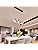 LEDSone Modern 3 Light Pendant Ceiling Lamp Adjustable Height Metal Shades 50cm Bar Nordic Style Hanging Fixture for Dining Room, Kitchen Island, Living Room, Bedroom