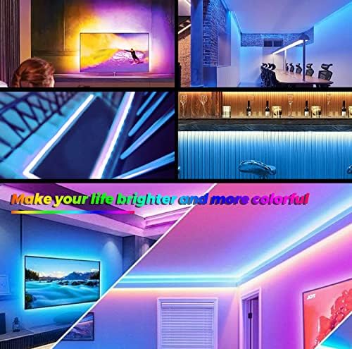 Arotelicht COB LED Strip RGB 5m 12V COB LED Tape Dimmable Fairy Lights High Density 810LEDs/M IP20 for Bedroom Kitchen Home Interior Decoration