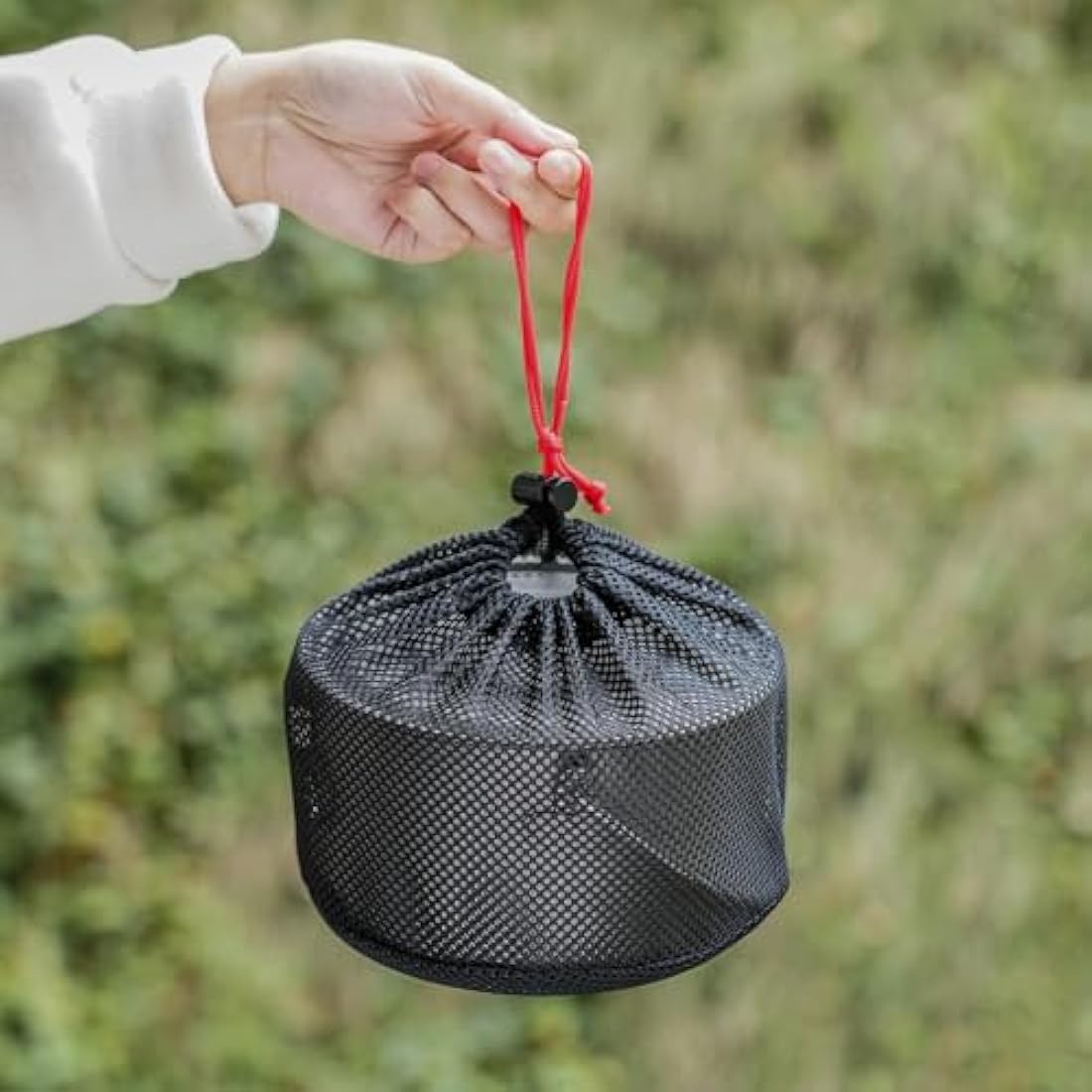 Boundless Voyage 2900ml Camping Pot Titanium Pot with Lid Folding Bail Handle Camping Hiking Picnic Ultralight Portable Cookware 2045C