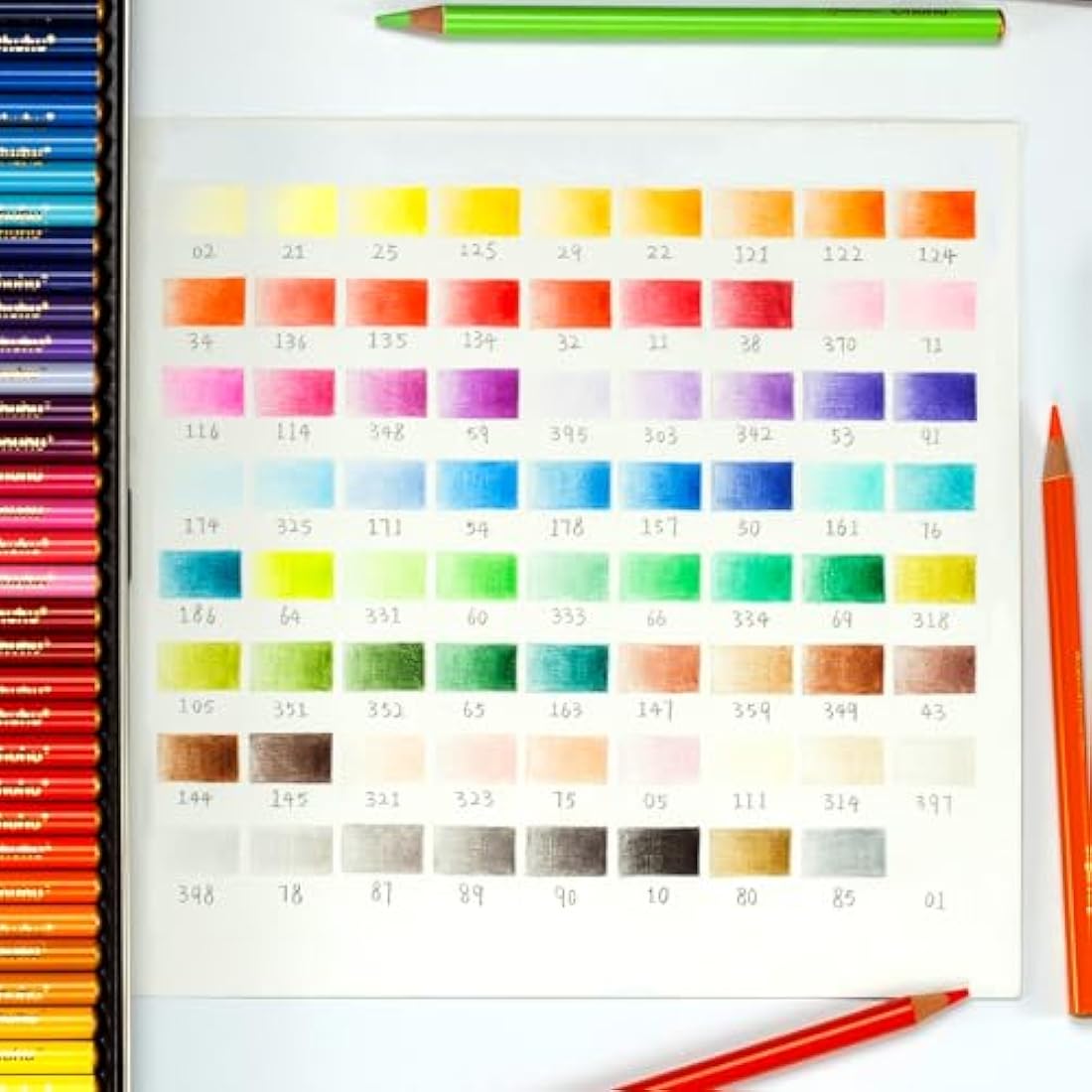 Ohuhu Colouring Pencils, 72 Blendable High Pigmentation Soft and Thick Core 4mm Oil-based Lead Coloured Pencils for Professionals Artists Adults Students Drawing Sketching Portrait - Halawa Series