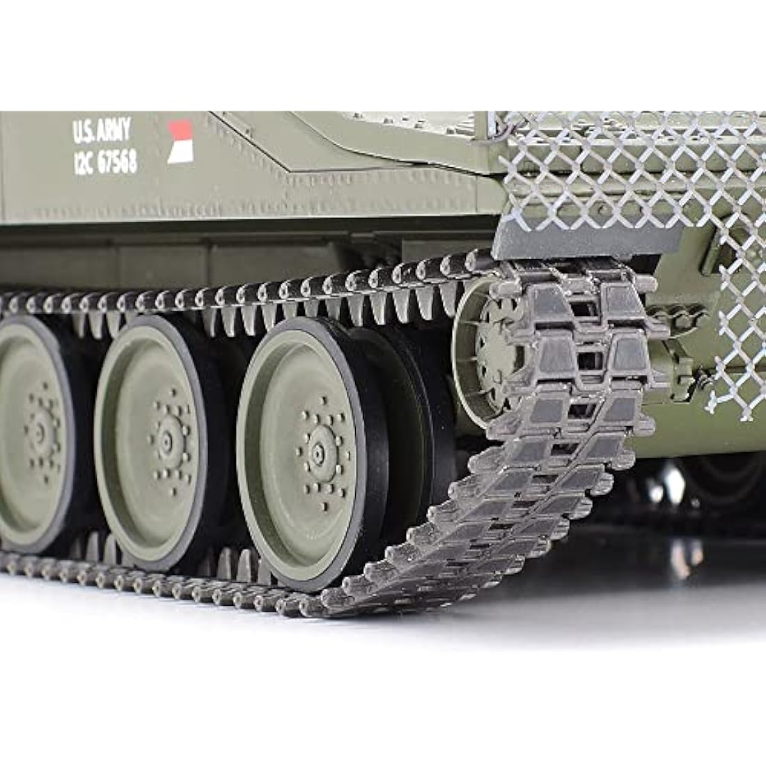 Tamiya TAM35365 Militär 35365-1:35 US M551 Sheridan Vietnam, Model Building, Plastic Construction kit, Unvarnished, Green