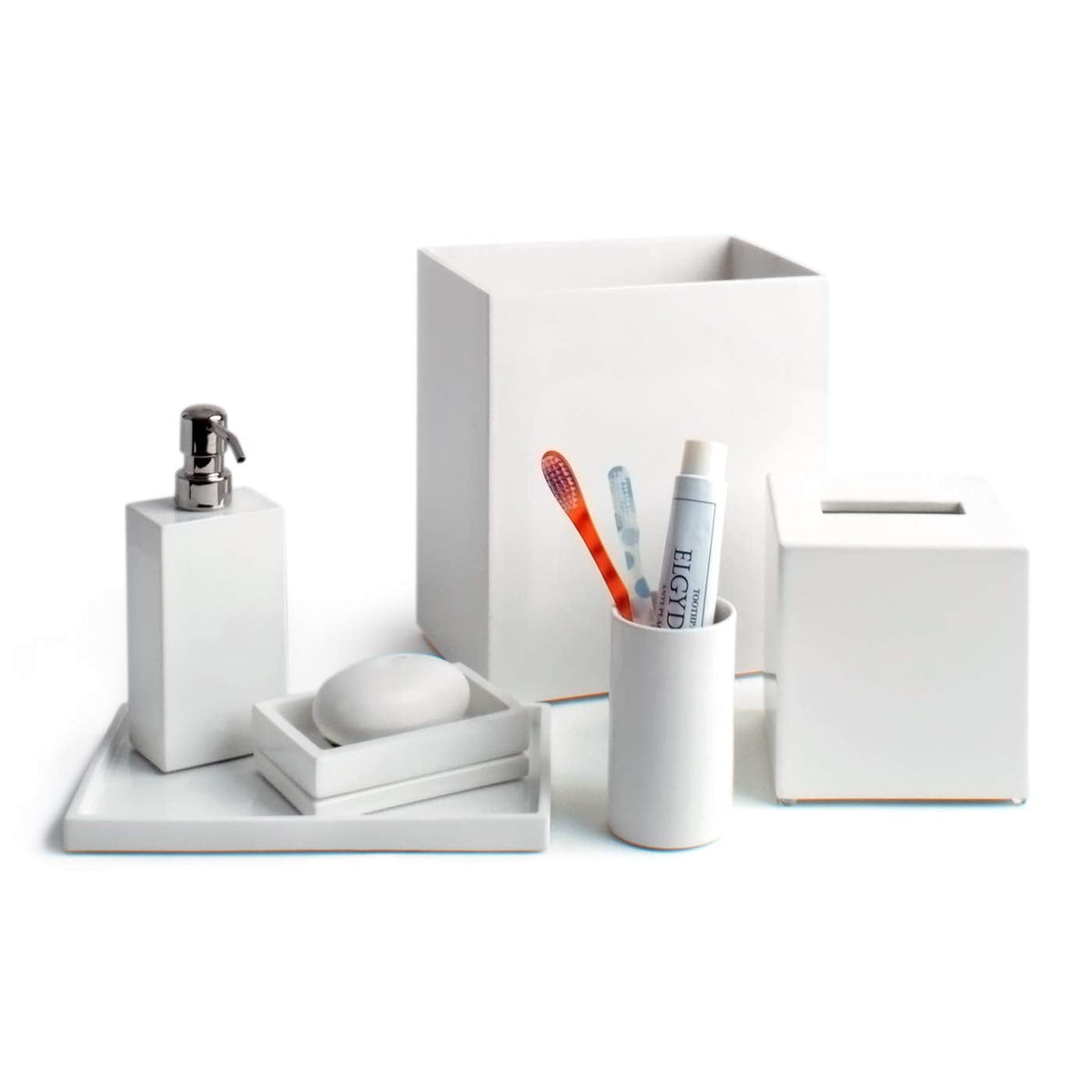 Jonathan Adler Now House Soap Dish, Lacquer, White, One Size