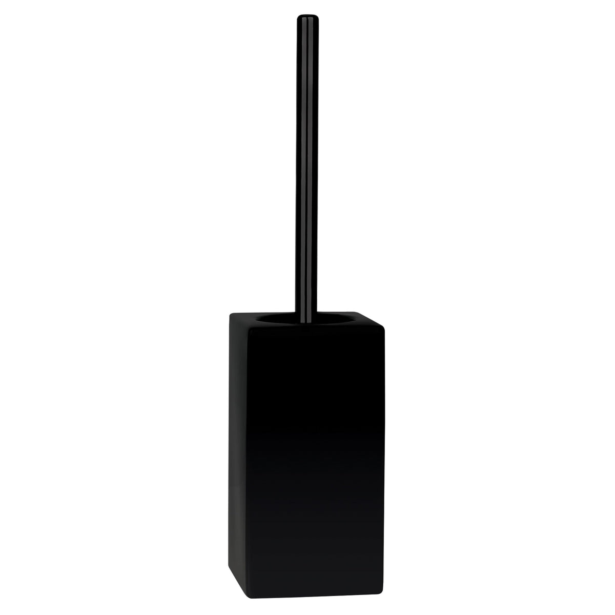 Spirella Quadro Stoneware Toilet Brush 11.5 x 45 cm Matt Black
