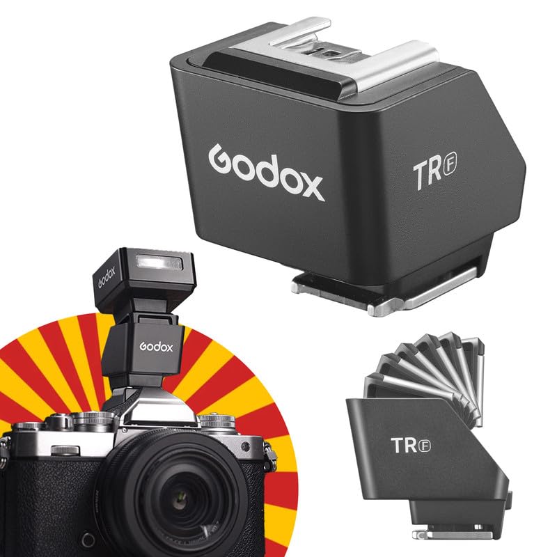 Godox TR-F TTL Hot Shoe Riser Extender for FUJIFILM, Compatible with IT30PRO-F IT30 PRO F IT20-F IT20F IT22-F Mini Flash & GODOX X3Pro-F X3O TTL Flash