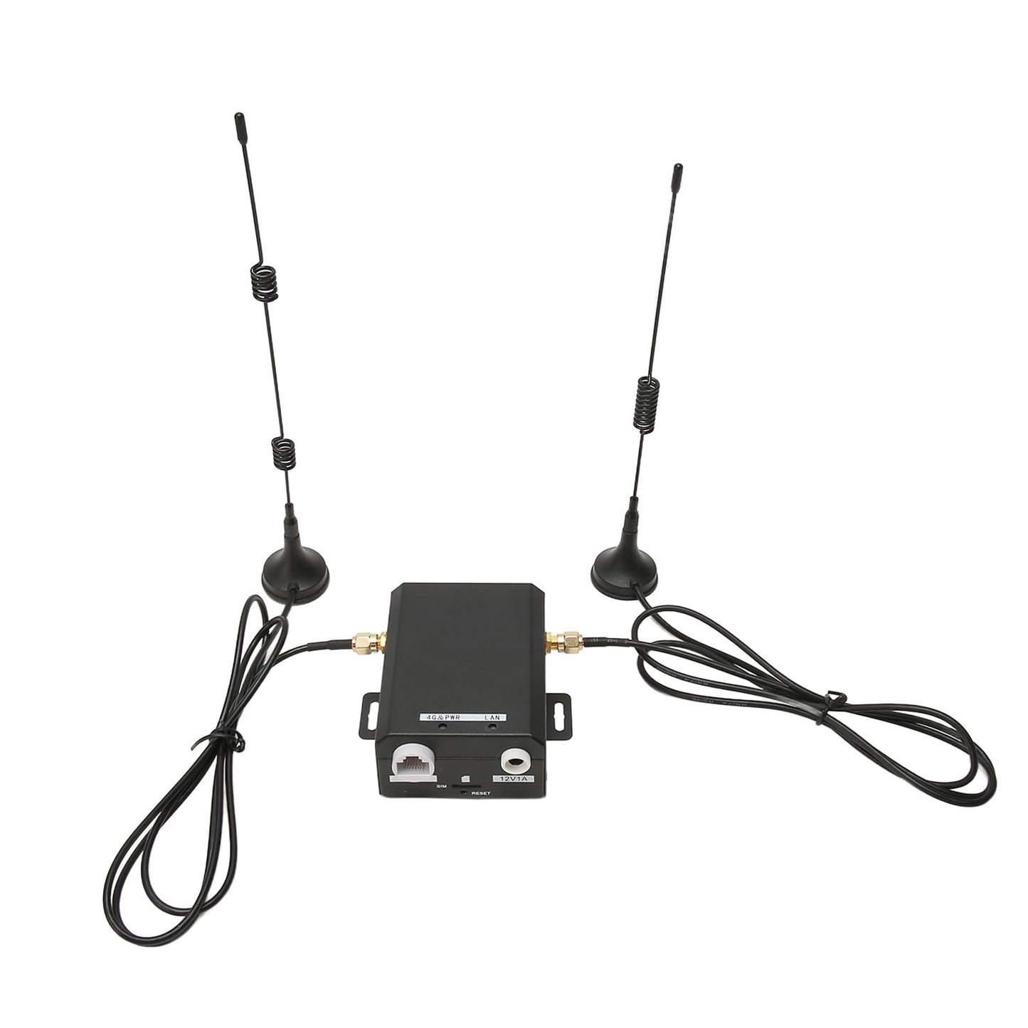 Industrial Unlocked 4G LTE Router, 150Mbps Nano SIM Card Slot Support 16 Users Industrial 4G WiFi Router with 2 Antennas, WiFi Hotspot for