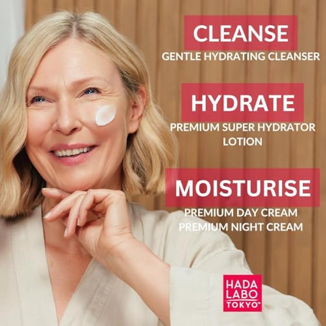 Hada Labo Tokyo - Premium Facial Sheet Masks with Super Hyaluronic Acid, For All Skin Types, (Pack of 10)