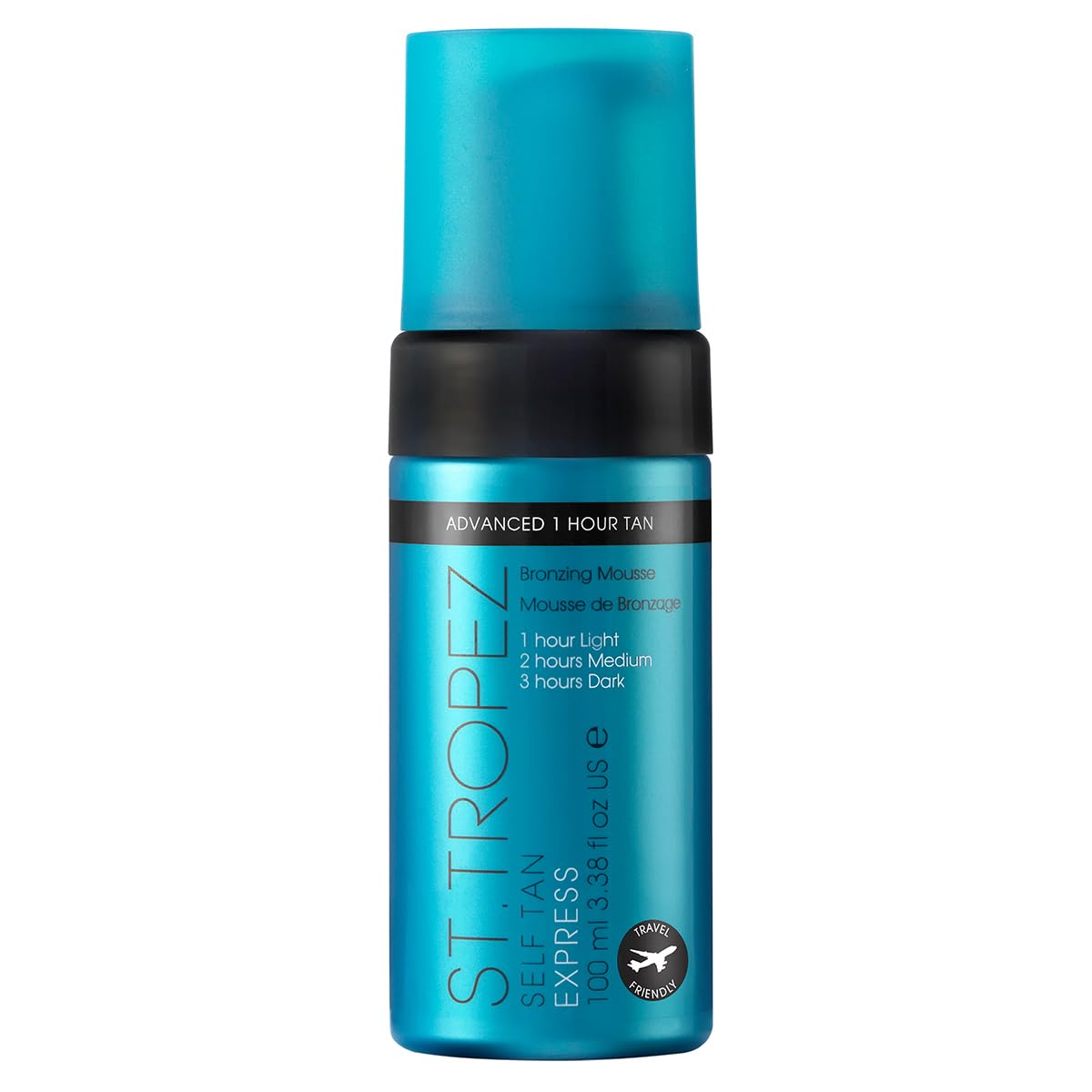 St.Tropez Self Tan Express Mousse, Fast Acting Fake Tan, Develops in 1-3 Hours, Streak-Free Finish, Vegan, Natural & Cruelty Free, 100 ml