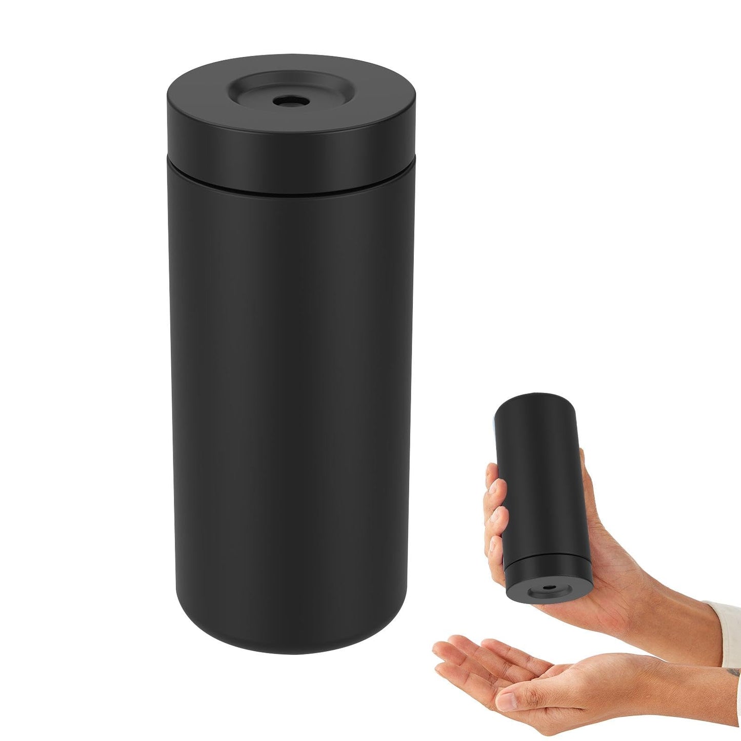Soap Squeezer, Hand Soap Dispenser Non-Drip Dispenser for Washing Up Liquid, Squeezable Refillable(Black)
