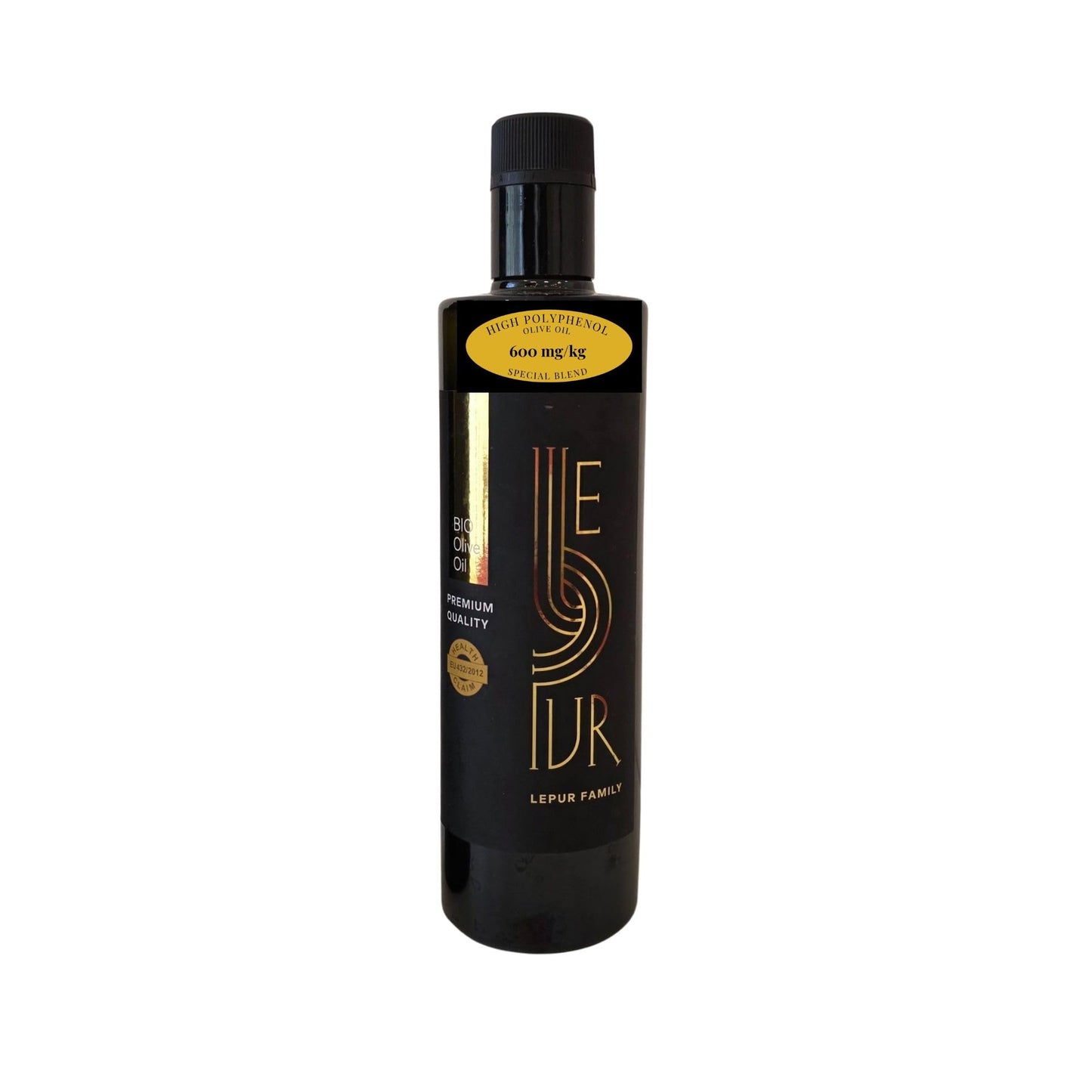 Special Blend - High Polyphenol, Croatian Extra Virgin Olive Oil - 600mg/kg. Cold Pressed, Gold Award Winning, Flos Olei recognised as a top oil in