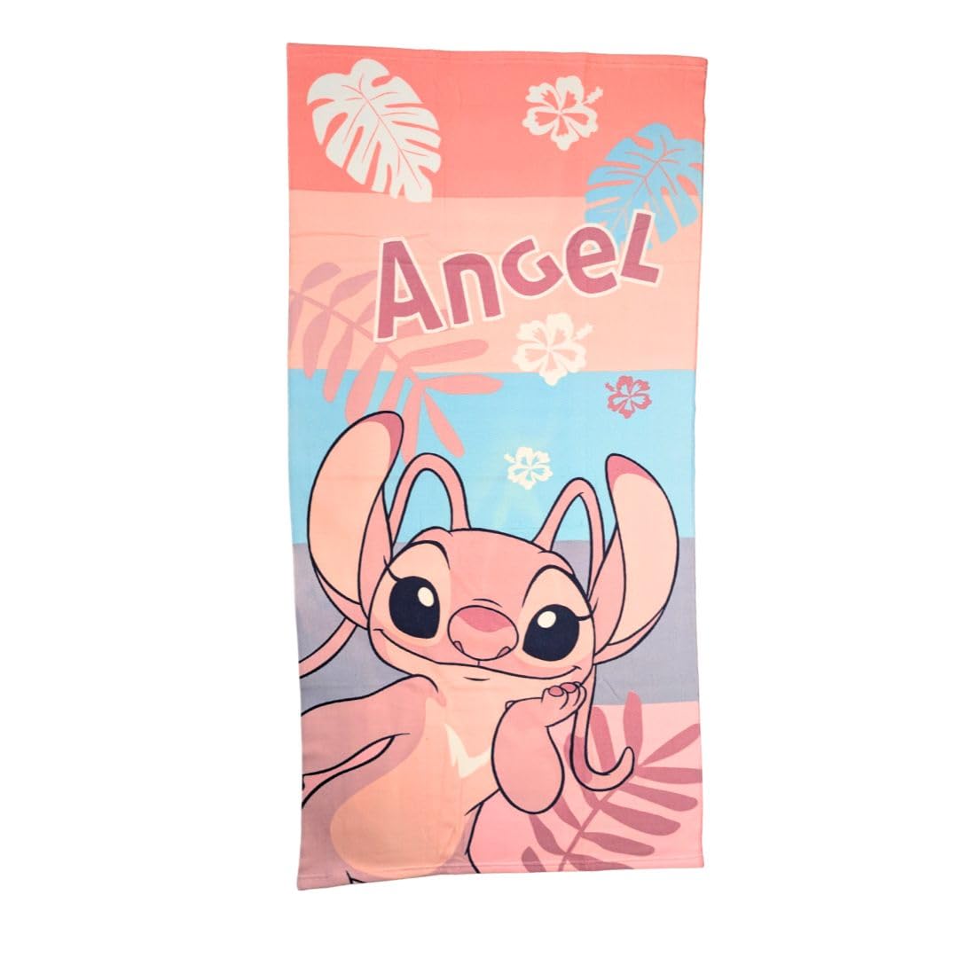 My sweety pop - Stitch Beach Towel ? Bath Towel ? Lilo and Stitch ? Children's ? 70 x 140 cm ? 100% Polyester ? Holiday ? Gift Idea (Stitch ?