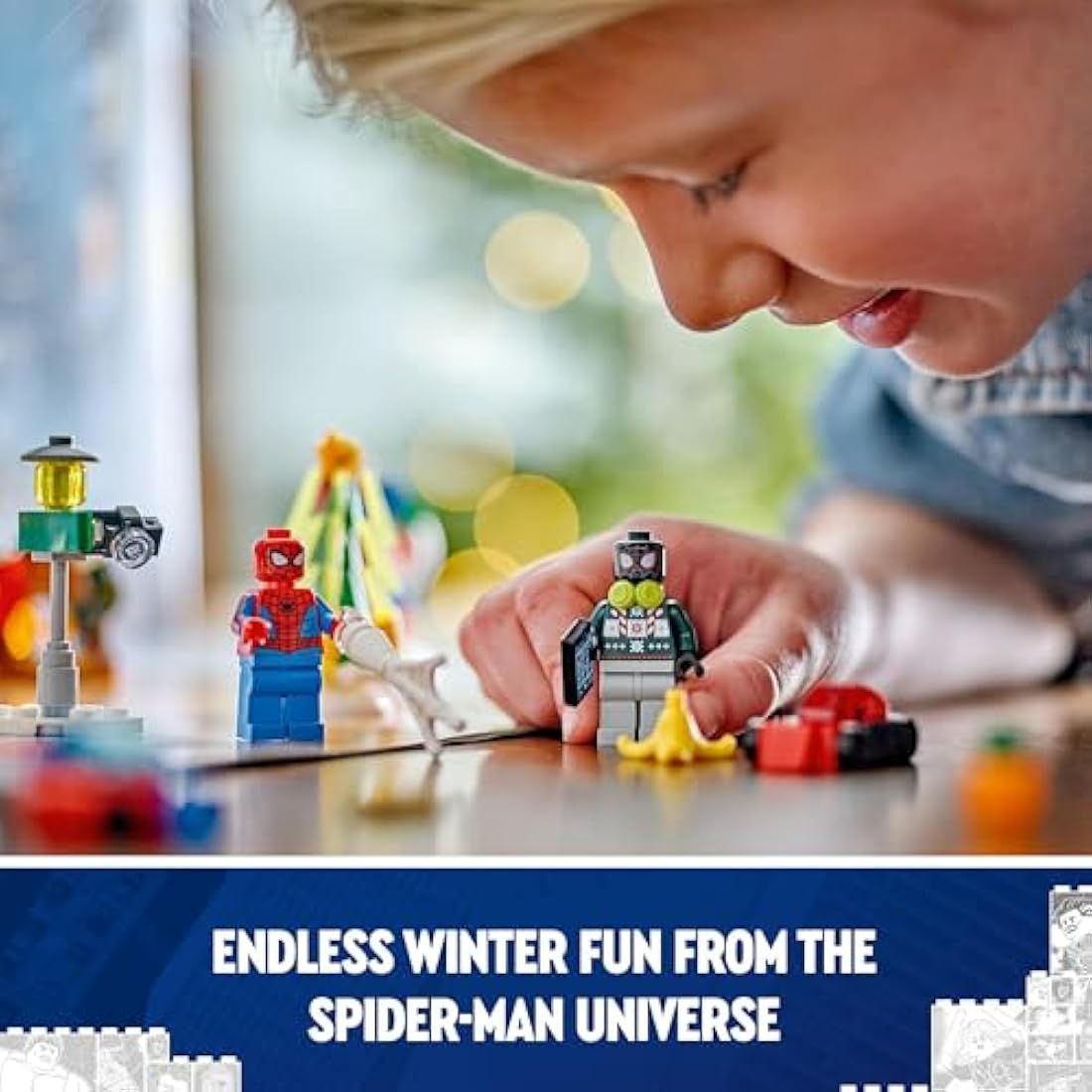 LEGO Marvel Spider-Man Advent Calendar 2024, Buildable Christmas Countdown Toy for Kids, with 24 Super Hero Surprises Including 5 Minifigures, Festive Gift for 7 Plus Year Old Boys and Girls 76293