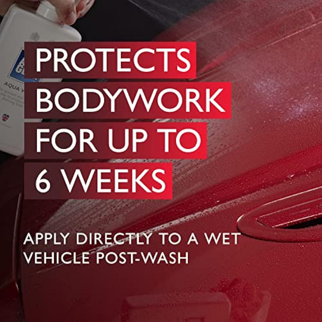 Autoglym Rapid Aqua Wax , 500ml - Complete Car Wax Kit Made To Protect All Exterior Surfaces Including Car Paint, Rubber And Glass