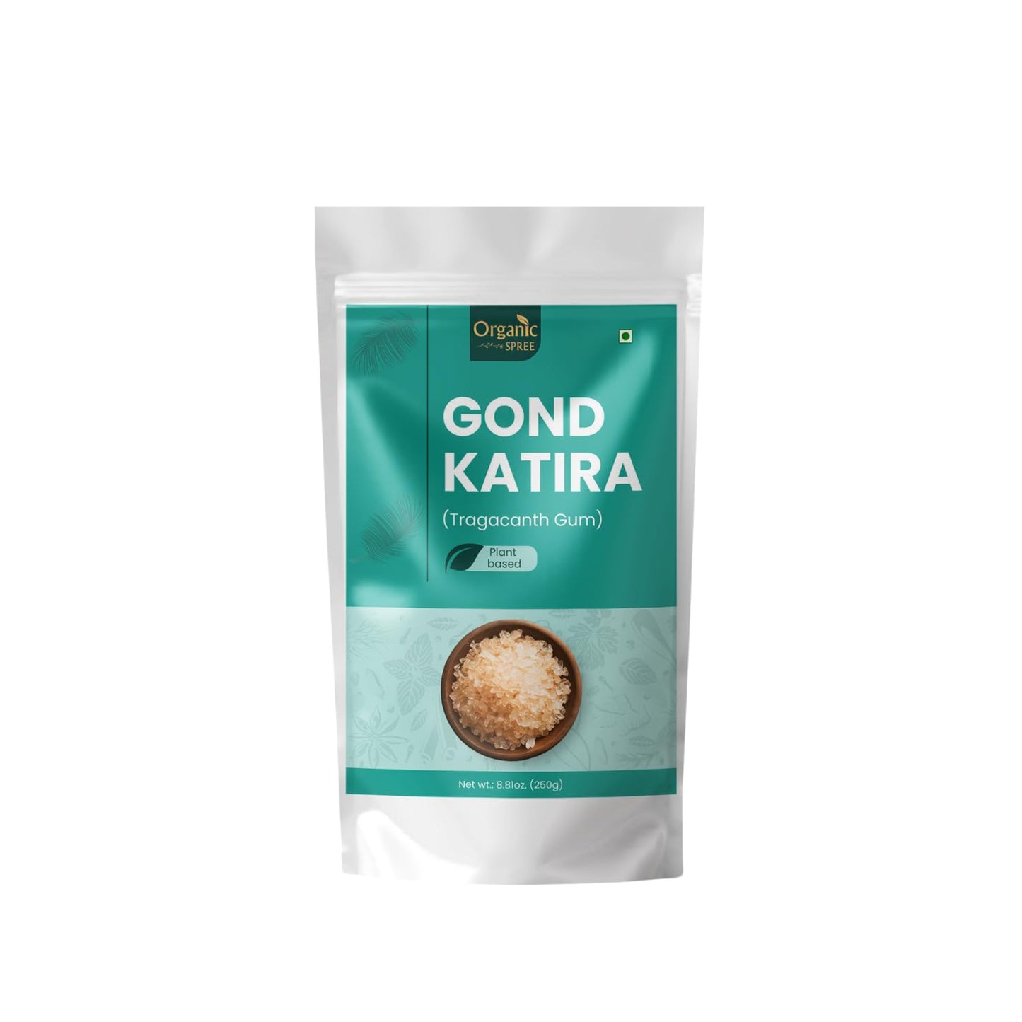 Organic Spree Pure Natural Gond Katira - Tragacanth Gum - Gomme adragante - Goma Tragacanto - 250grams (8.81 oz)