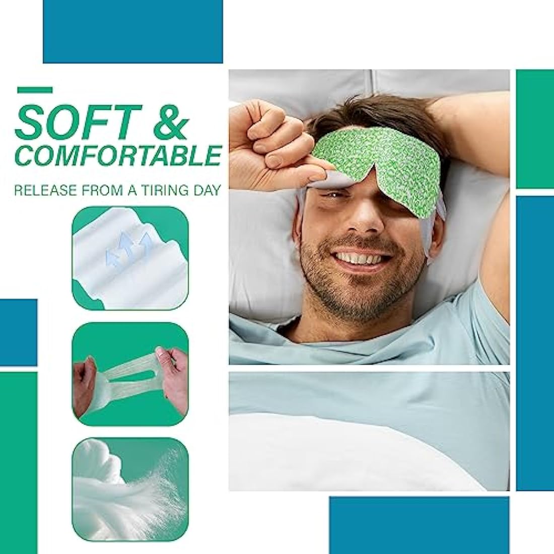 ProCIV 16 Packs Steam Eye Mask Warming Eye Mask Self Heating Eye Mask Sleep Mask for Dry Eyes Fatigue Disposable Moist Hot Compress Eye Patch Great Gifts for Women and Men (Unscented)
