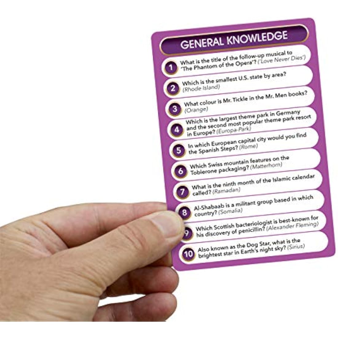 Cheatwell Games Top Trivia-General Knowledge, for ages 14+