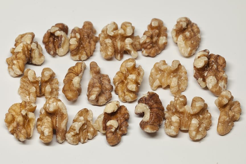 Broken Walnuts 1kg ? Walnut Halves & Pieces ? Wal Nut Small Large Piece Whole Fresh Halfs Natural Raw Nuts Bulk Californian Crushed for Snacking