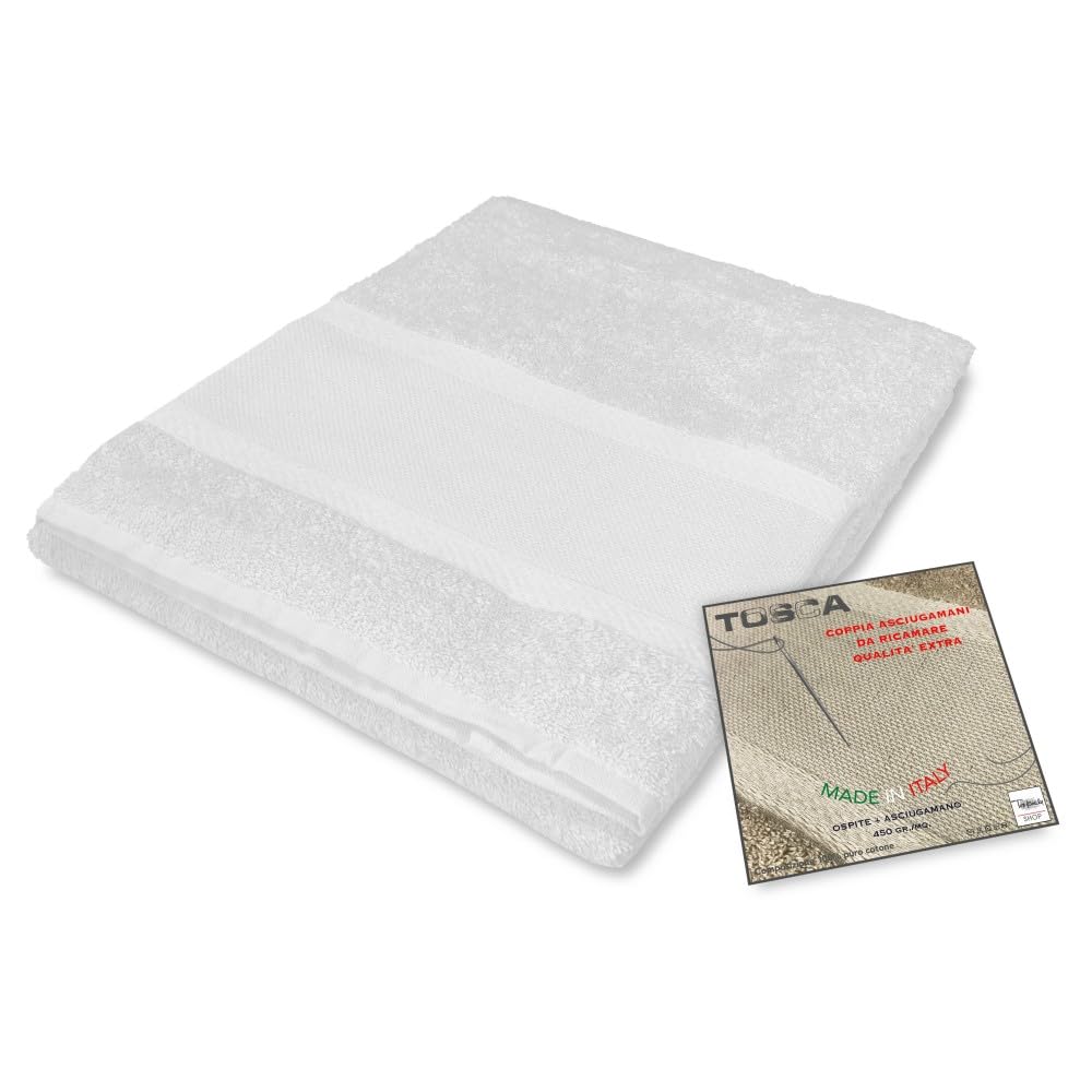 Tex family Towel, Cotton, White, 2