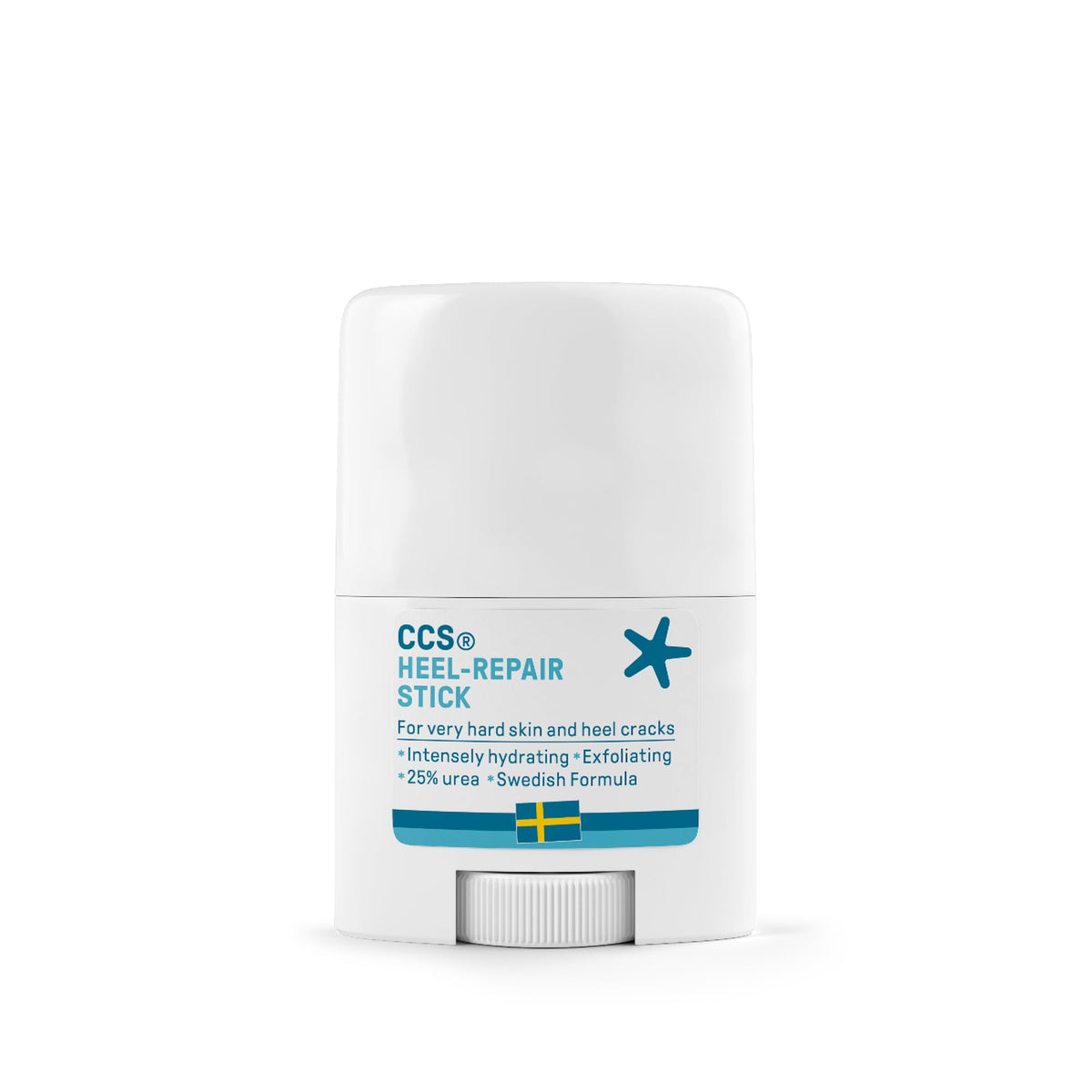 CCS Heel Repair Stick for very dry feet and cracked heels - 25% Urea effectively hydrates and softens dry feet 25ml