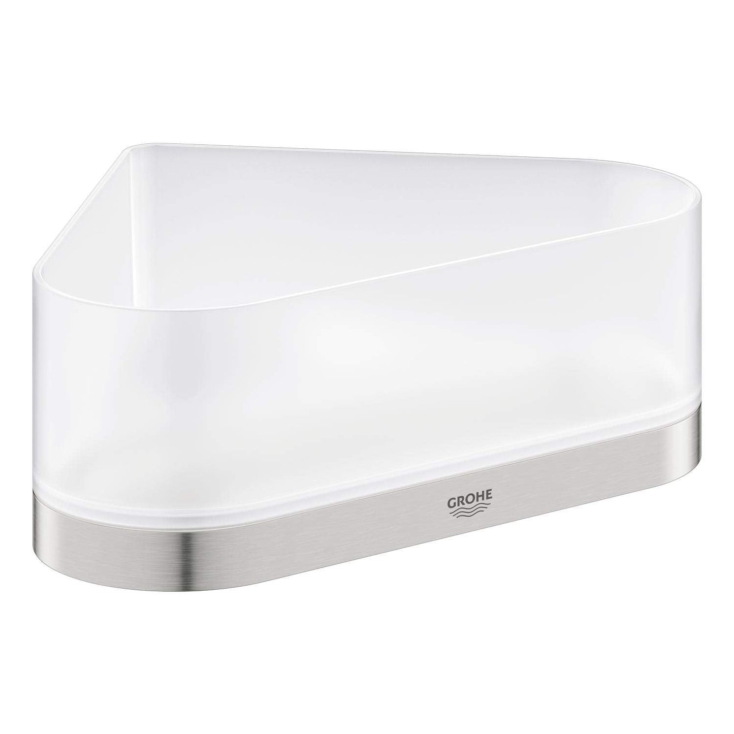 GROHE Selection Corner Shower Tray with Holder Supersteel 41038DC0