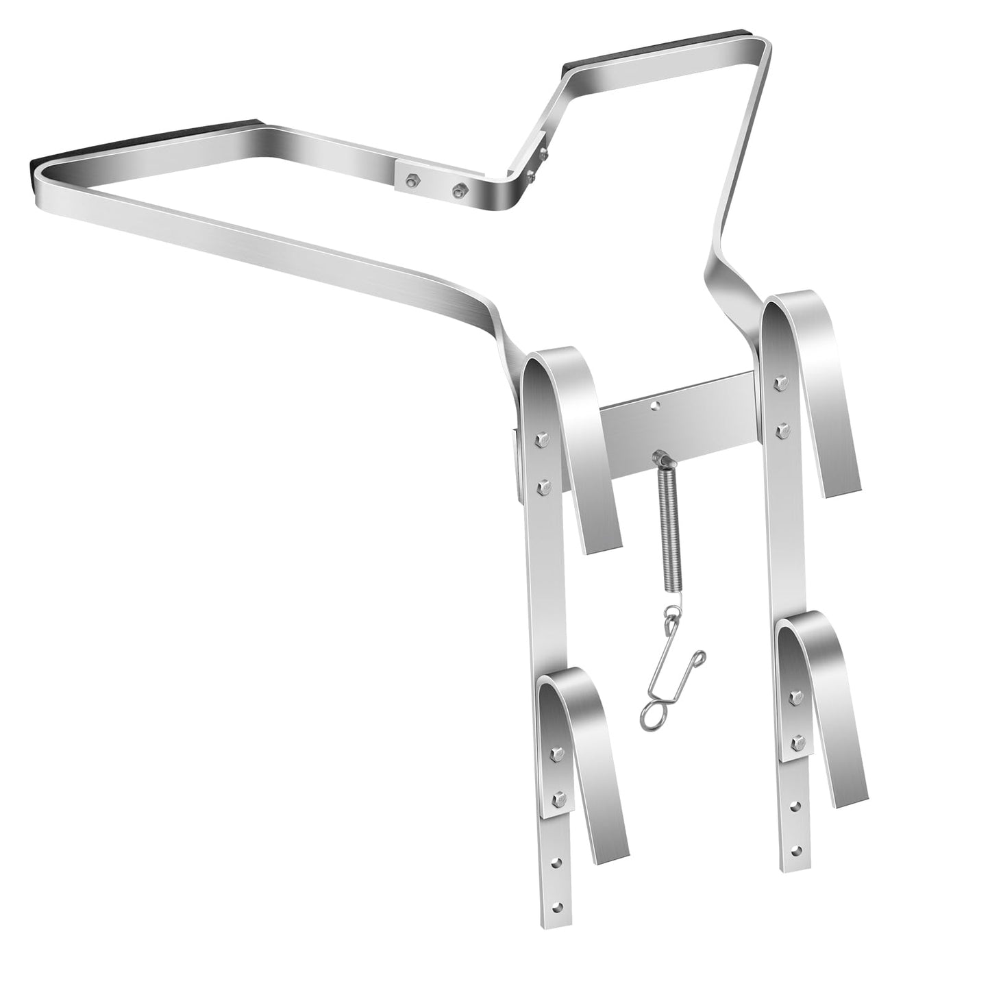 Homvvi V-Shaped Ladder Stand Off, Heavy Duty Ladder Stay/Standoff Downpipe Ladders Accessory, Multipurpose Ladder Stabilizer Fits Universal Ladders,