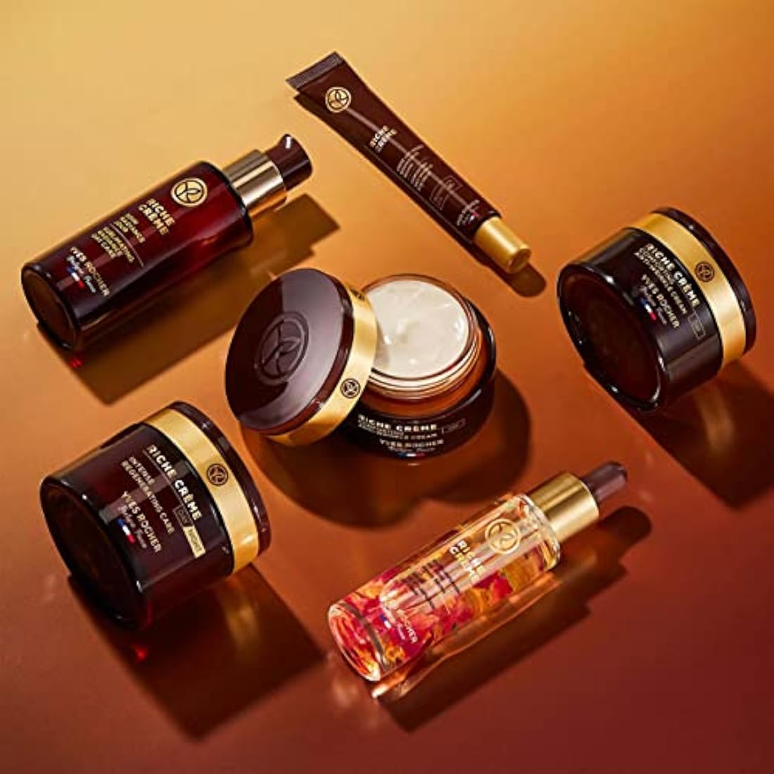 Yves Rocher RICHE CRÈME - Anti-Wrinkle Care - Regenerating Anti-Ageing Eye Cream - Against Wrinkles & Bags - With Oil of 1000 Roses for Intensive Cell Regeneration - 14 ml